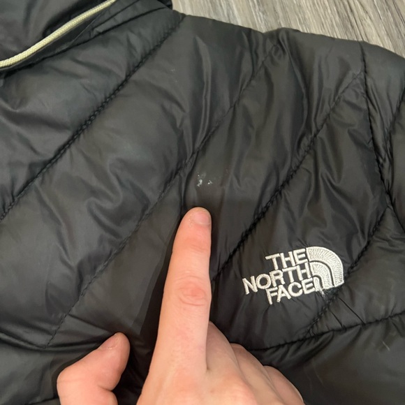 The North Face Dark Gray puffer Jacket - Picture 5 of 6